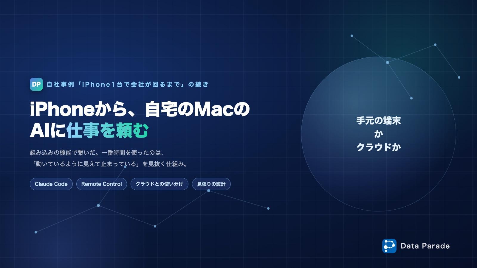 iPhoneから、自宅のMacのAIに仕事を頼む