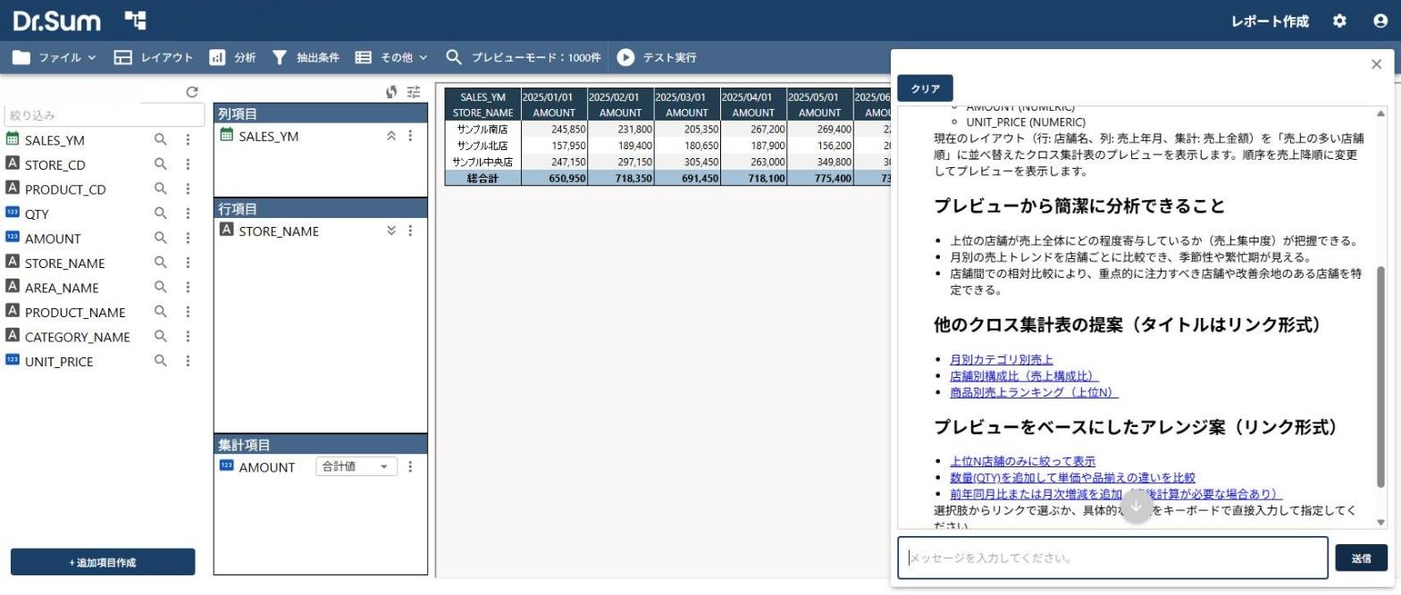 「売上の多い店舗順」への答え（表は店名の降順になっただけ）